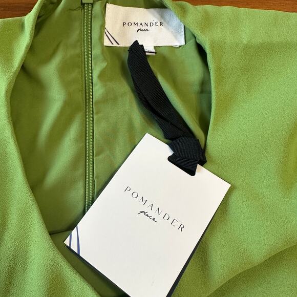 Tuckernuck Pomander Place Pistachio Green Leah Dress, Quiet Luxury, NWT size 14 - Picture 7 of 9